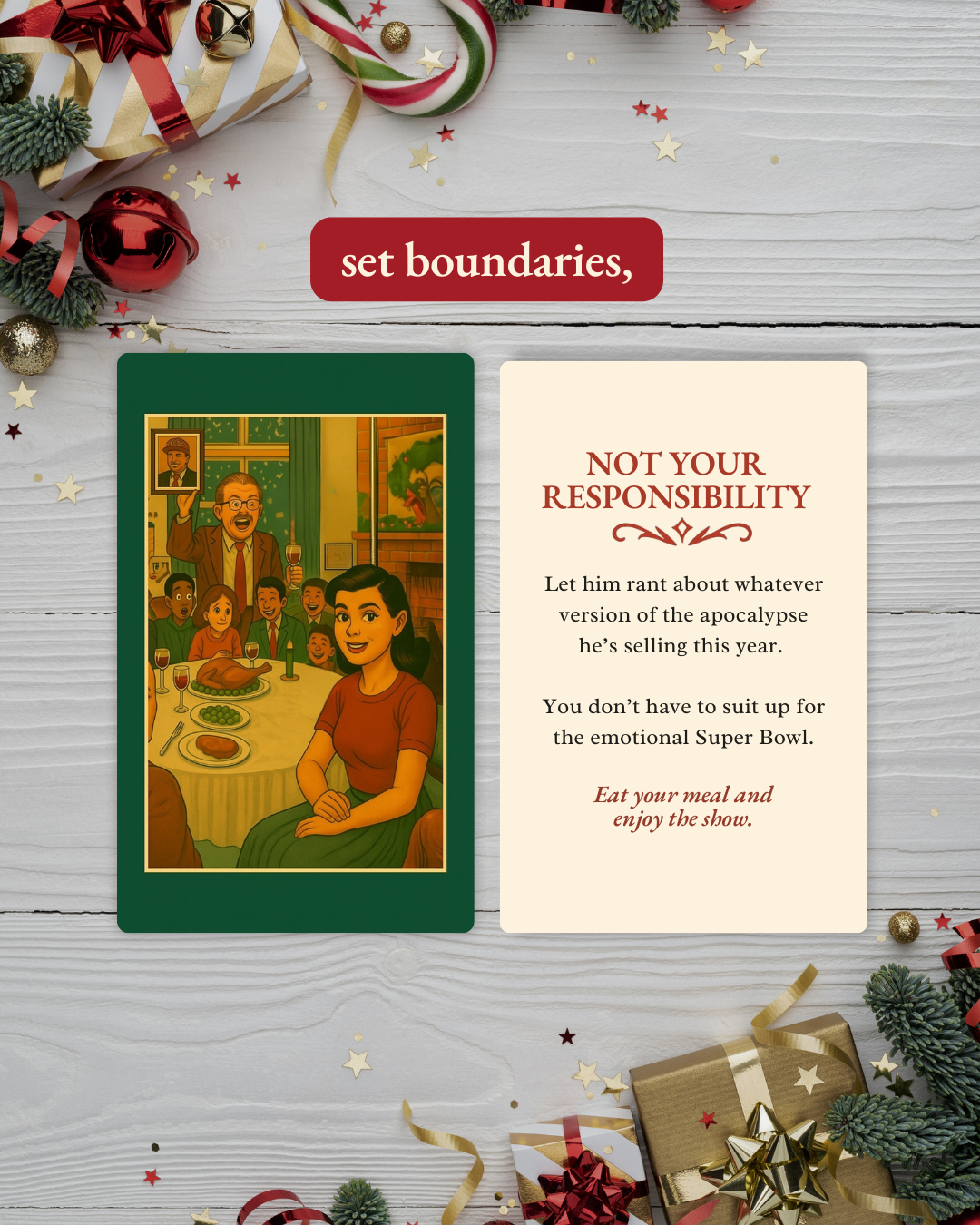 Don’t Kill Your Family: Holiday Survival Deck